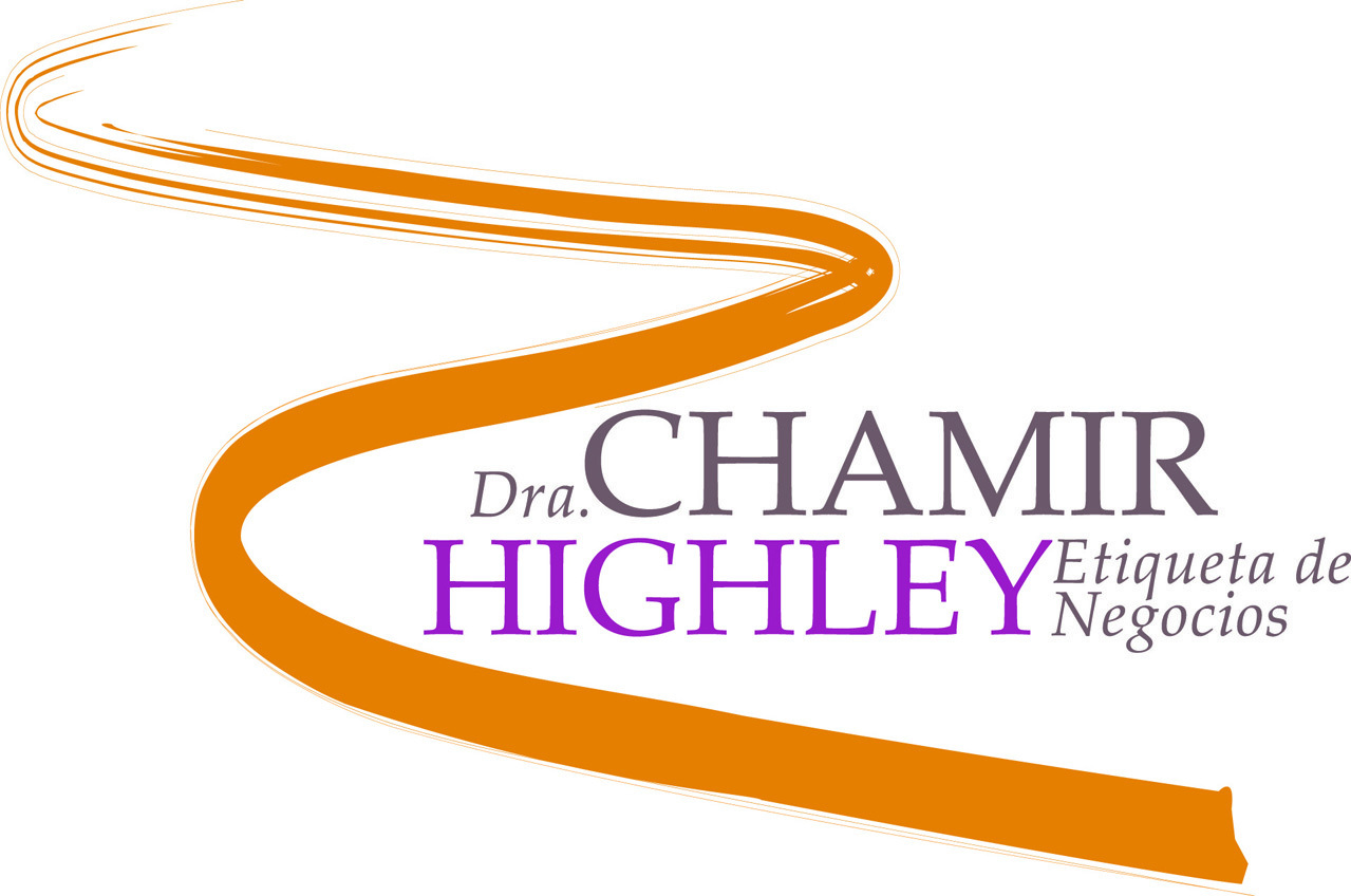 Etiqueta de Negocios — Dra. Chamir Highley